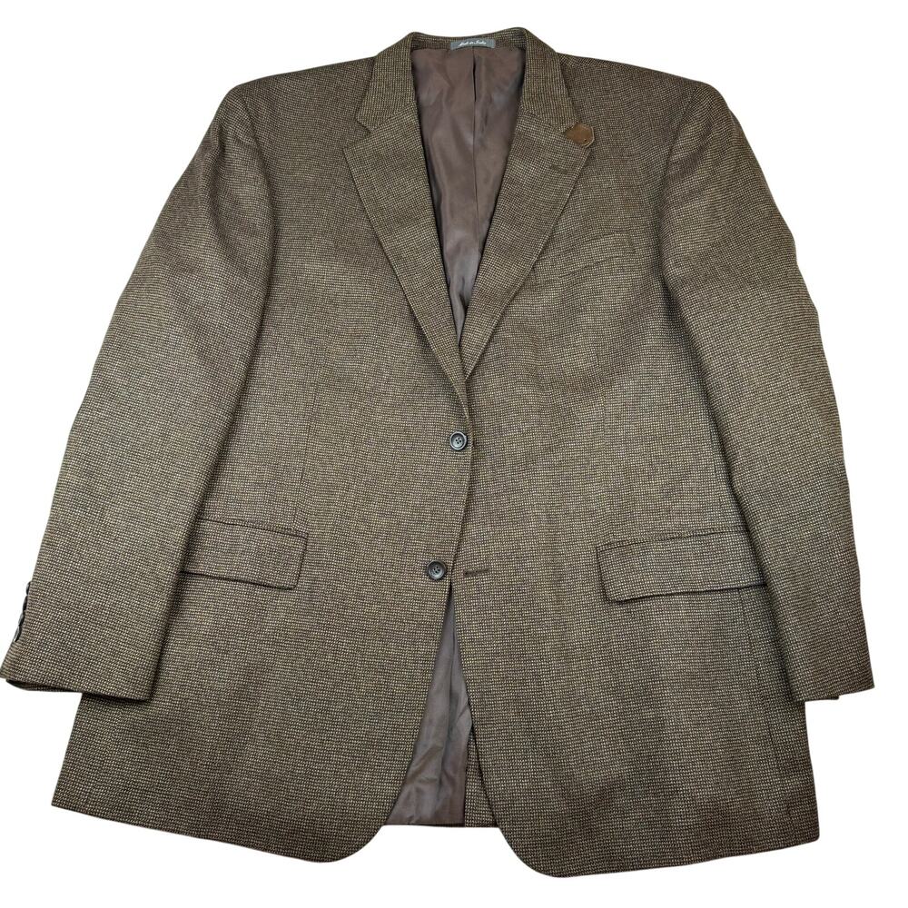 Oscar De La Renta Tweed Blazer Sport Coat 48L